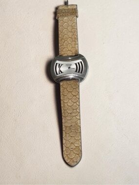 Tan Leather Strap Watch